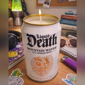 Liquid Death Can Soy Candle Unscented